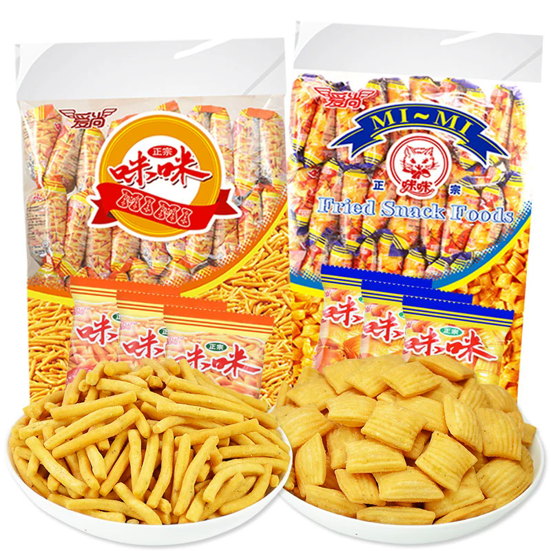 AIShang Mimi biscuit 360g（Shrimp-flavored biscuit strip 360g、Crab-flavored biscuit  360g）