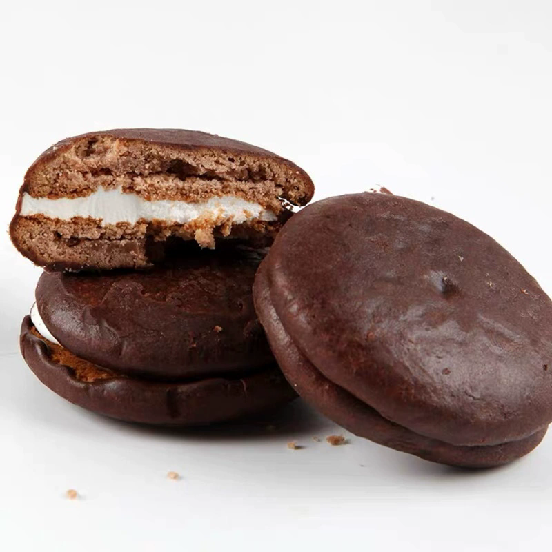 Bread, pastry，Chocolate pie 150g（6 pieces per pack）， Delicious and filling，Substitute meal to fill the stomach，Cocoaland Chocolate pie，Office snacks，Afternoon tea，Snack food，