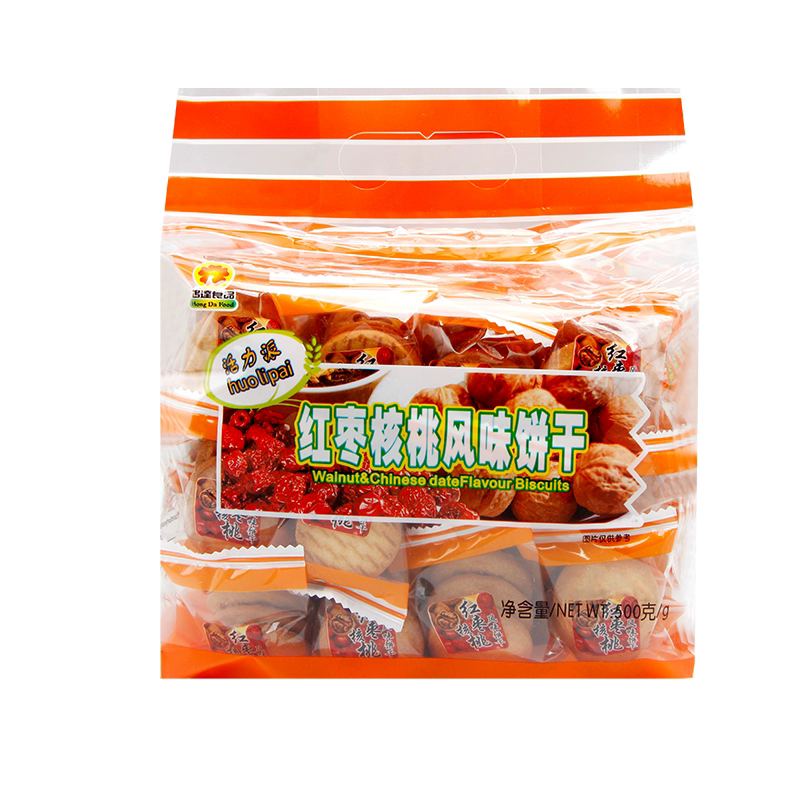 HongDa red date walnut flavor biscuit 400g