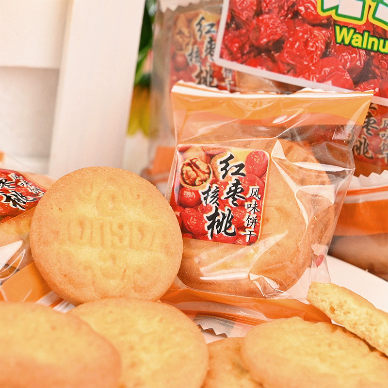 HongDa red date walnut flavor biscuit 400g