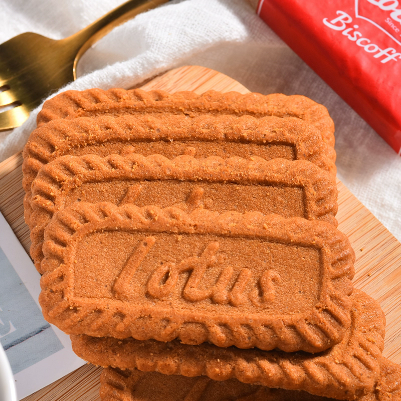 Lotus Caramel cookie 125g，Snack food、Afternoon tea、 Office snacks、Children's snacks