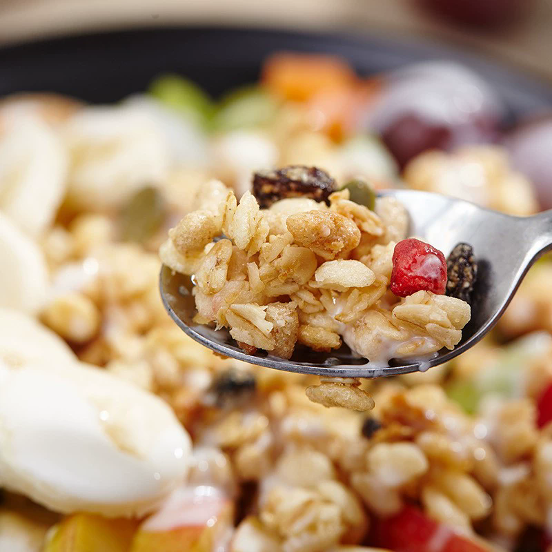 Cereal，Bagged Cereals 500g，Fruit Cereals and Mix Cereals，Can be breakfast Instant oatmeal make oatmeal by adding boiling water ，Fruit, nuts, mixed grains，Fruit、 nuts、 mixed grains，Nutritional health，