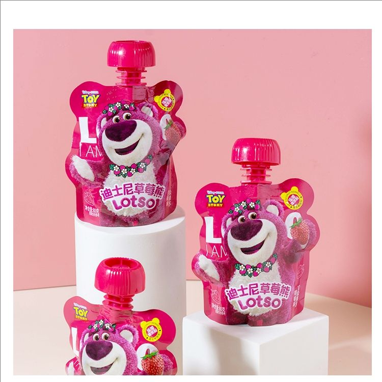 Disney Strawberry flavored Jelly 160g & 180g，Leisure；  Children's snacks Snack food、Afternoon tea、 Office snacks、Children's snacks