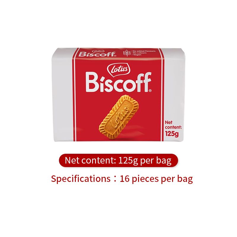 Lotus Caramel cookie 125g，Snack food、Afternoon tea、 Office snacks、Children's snacks