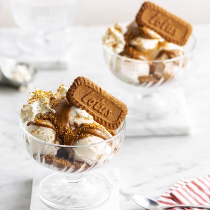 Lotus Caramel cookie 125g，Snack food、Afternoon tea、 Office snacks、Children's snacks