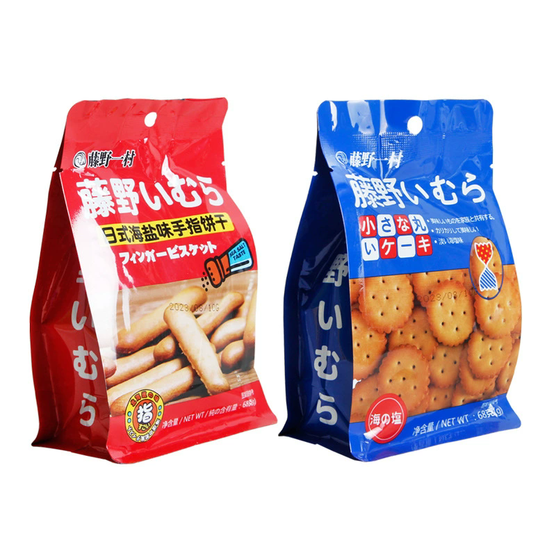 TengYe YiCun biscuit 68g（Sea salt flavor biscuit 68g、Round biscuit 68g）