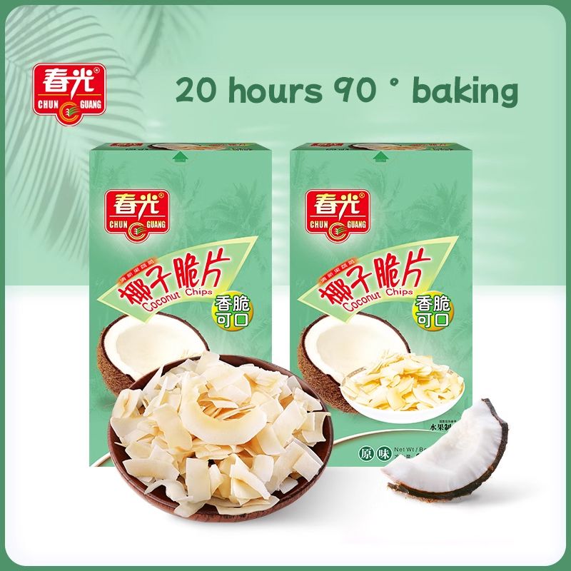 ChunGuang Coconut chips(Original) 60g  Snack food、Afternoon tea、 Office snacks、Children's snacks
