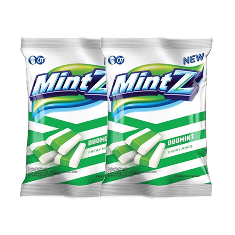 MintZ Mint soft candy 115g（Grape mint flavor 115g、double mint flavor 115g)