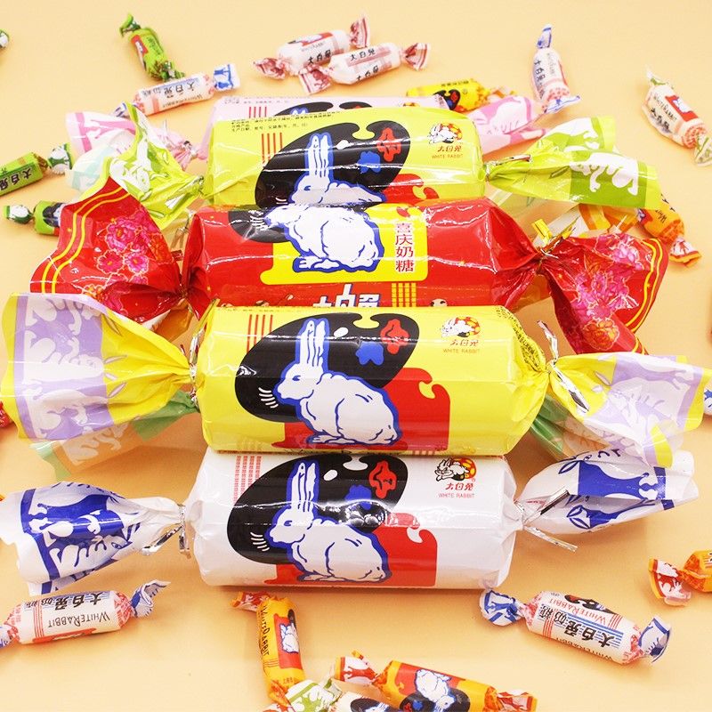 White Rabbit milk candy 39g（Original 39g，Red Bean flavor 39g，Mango flavor 39g，Banana flavor 39g）Snack food、Afternoon tea、 Office snacks、Children's snacks