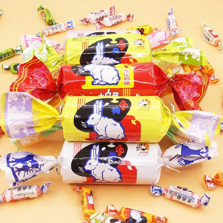White Rabbit milk candy 39g（Original 39g，Red Bean flavor 39g，Mango flavor 39g，Banana flavor 39g）Snack food、Afternoon tea、 Office snacks、Children's snacks