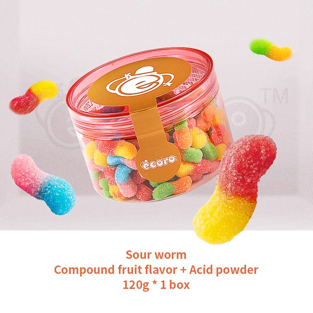 ecoro gummy candys 120g；Iconor (sour peach heart) 120g；Iconor Gummy candy (Acid Bug) 120g Snack food、Afternoon tea、 Office snacks、Children's snacks