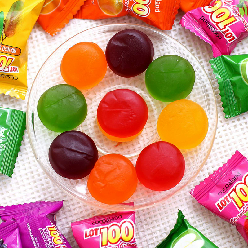 Cocoaland LOT100 Juice gummy candys 150g（Mixed fruit flavor）  Snack food、Afternoon tea、 Office snacks、Children's snacks