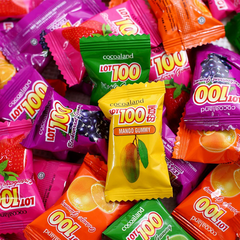 Cocoaland LOT100 Juice gummy candys 150g（Mixed fruit flavor）  Snack food、Afternoon tea、 Office snacks、Children's snacks