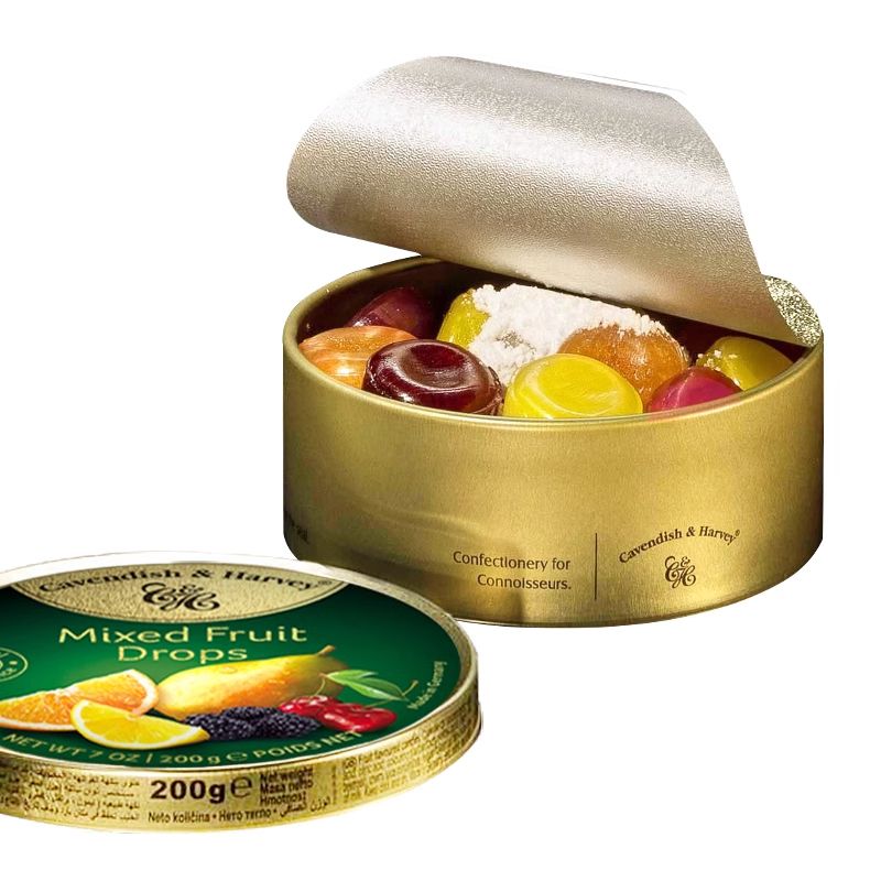 Cavendish&Harvey Fruit candy strawberry filling flavor 210g；tropical mixed fruit flavor 220；gfour seasons fruit flavor 200g   Snack food  Children's snacks