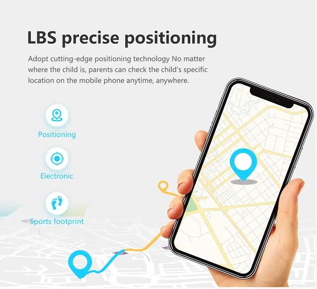 Kids Smart Watch with Phone Calling, Smart Watch for Kids with Camera, GPS Tracker Smartwatch with Real-time Locating, Magnetic Charge, App for Parents