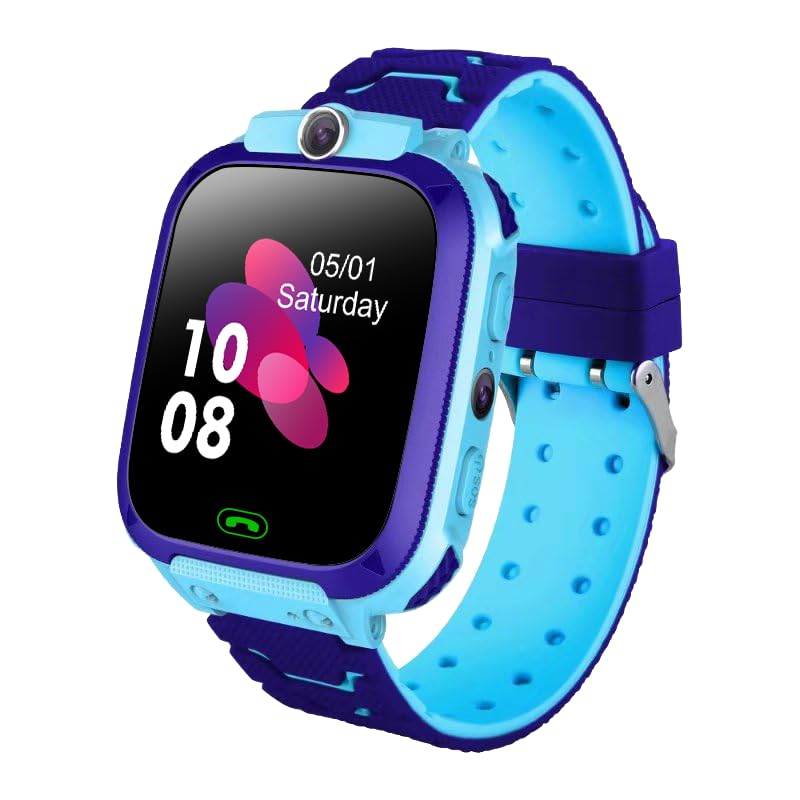 Kids Smart Watch with Phone Calling, Smart Watch for Kids with Camera, GPS Tracker Smartwatch with Real-time Locating, Magnetic Charge, App for Parents