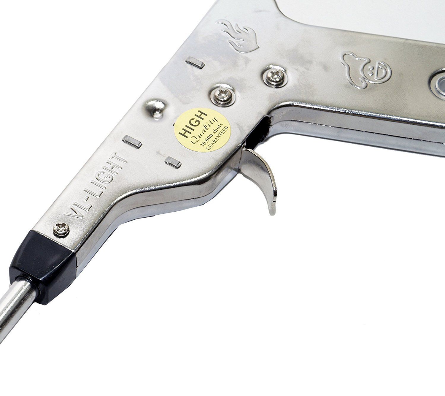 Stainless Steel Igniter Spark Lighter for Kitchen Stove (Silver, 27 cm)