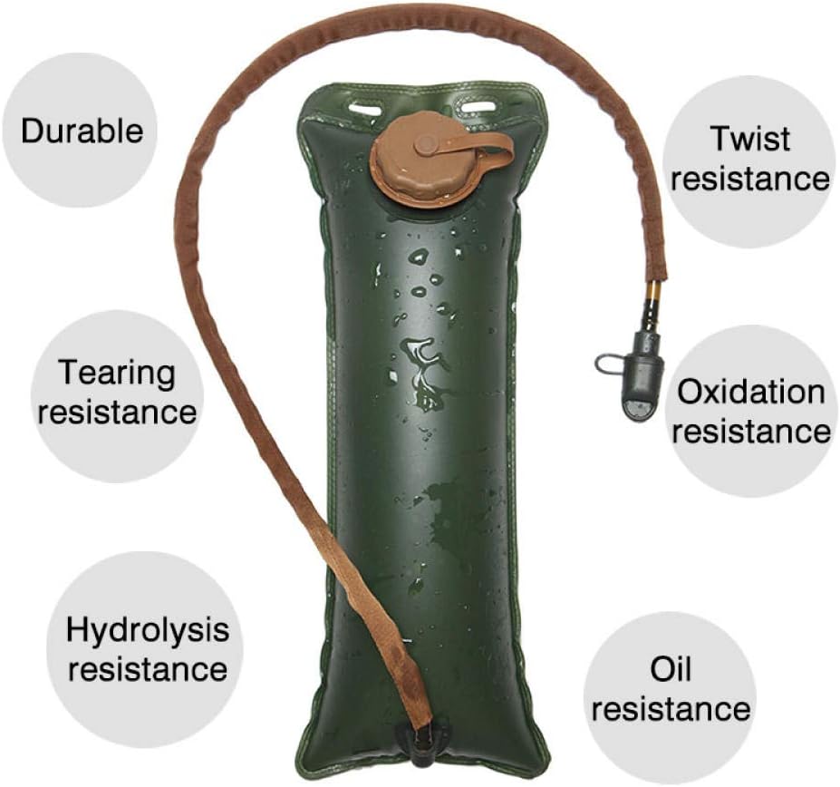 3L Hydration Inner Pack Juice Bladder Water Bag For Hunting Cycling Hiking Riding Backpack