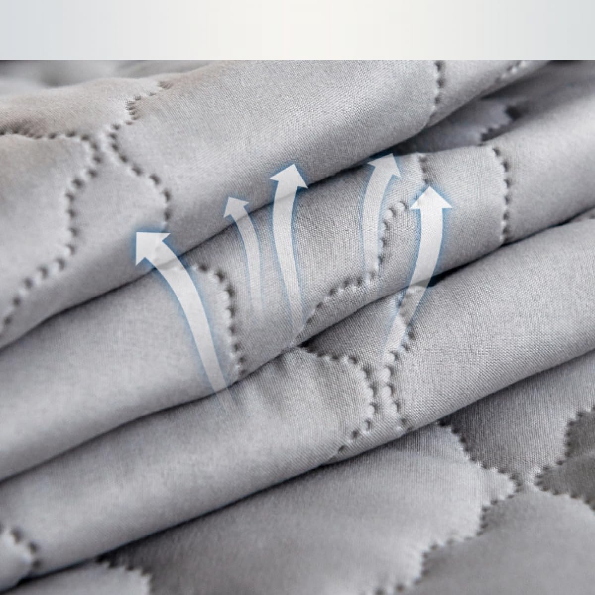 Mattress Protector Mattress Cover Quilted Fitted Sheet Thickened Waterproof Mattress Dust Cover Breathable Fluffy Soft Easy Care Mattress Topper in All Seasons