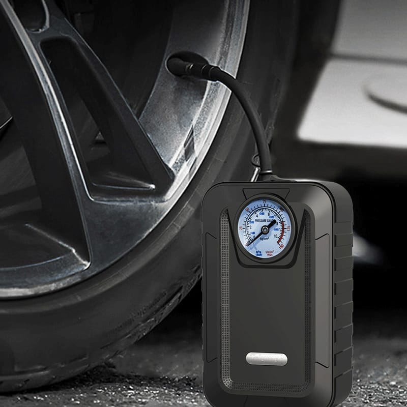 HQ-05B Triumph Portable tire inflator (analogue meter)
