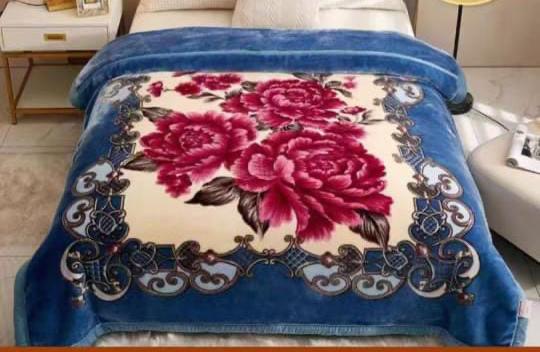Ultra Soft Luxurious Embossed Very Warm Korean Mink Single Bed Blanket Double ply, Super Soft Blanket for AC Room and mild Winters Multicolor