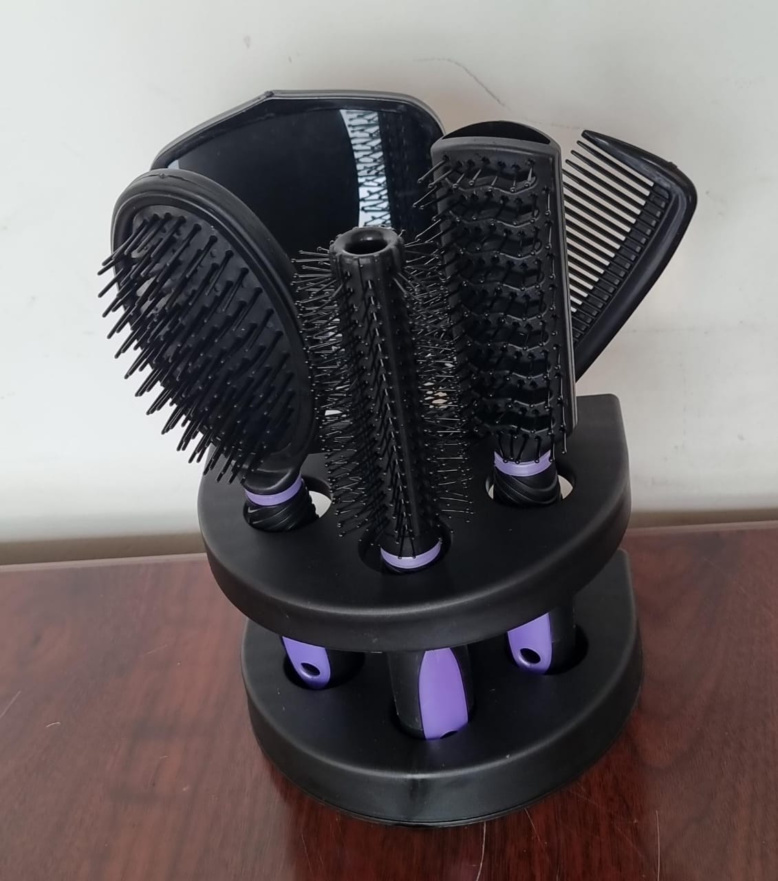 Hair Comb Mirror Stand Set for Air Bag Comb Mirror Comb Set Five Piece Comb Set Brush for Holder Paddle Household Brush Rib Comb Hair Brushes