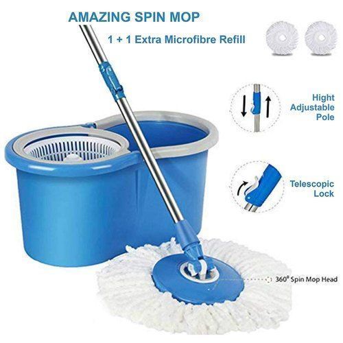 Spin Mop 360 Degree Rotatable with a bucket