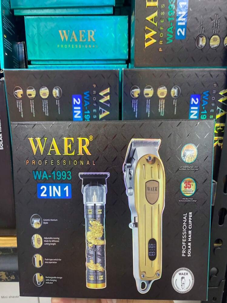 2-in-1 hair clipper 2-in-1 electric shaver from WAER