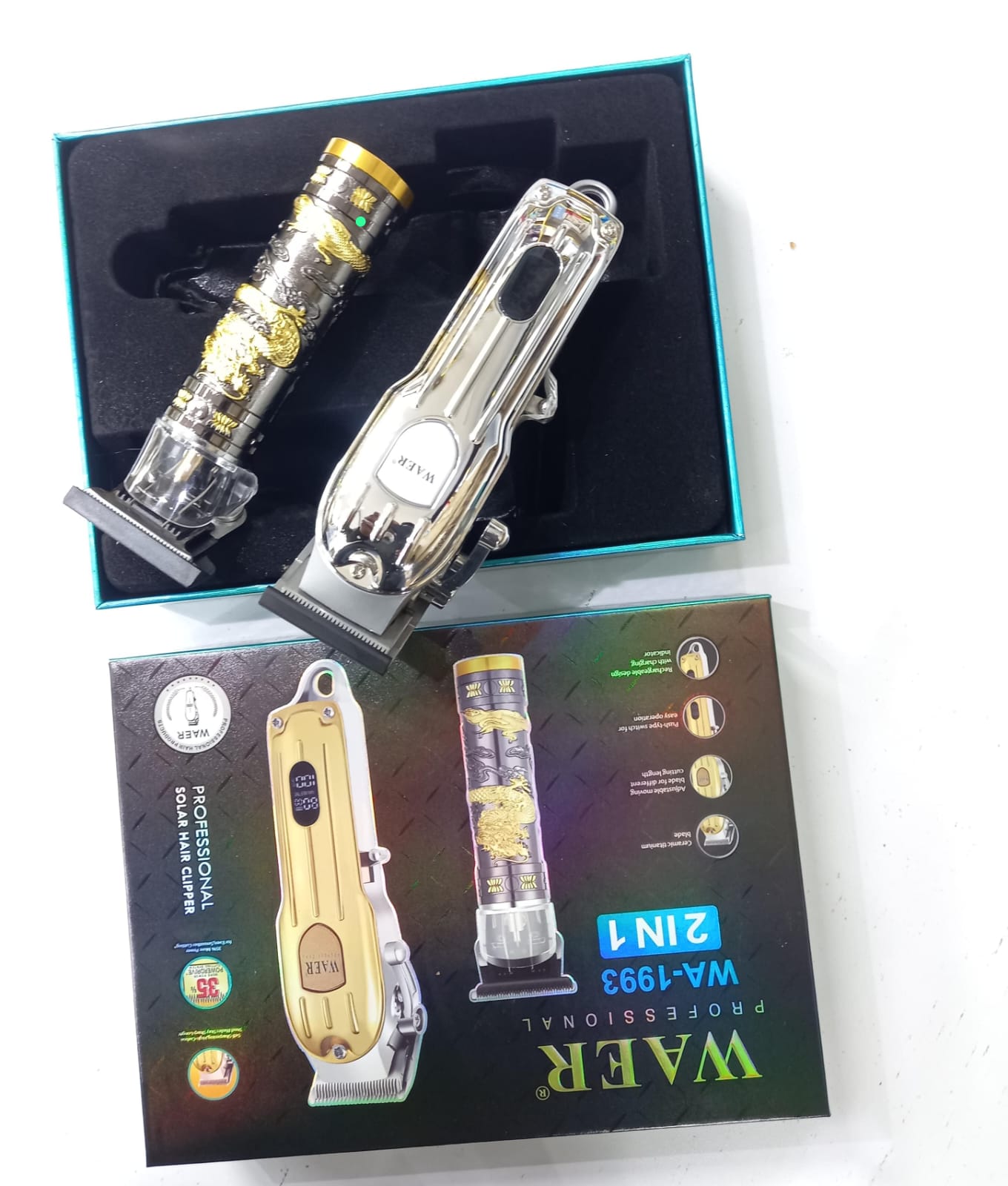 2-in-1 hair clipper 2-in-1 electric shaver from WAER