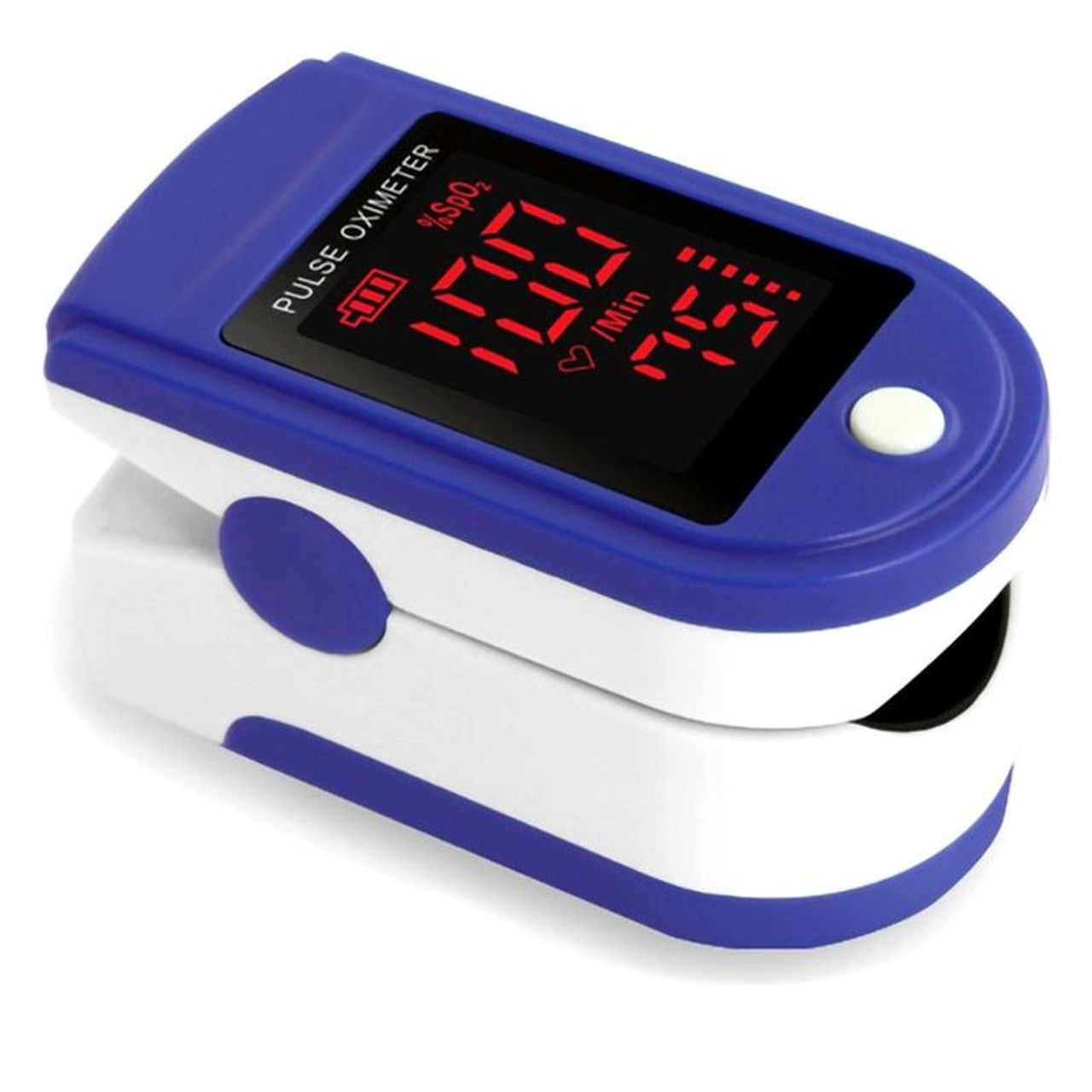 Finger Pulse Oximeter with OLED Display - Blood Oxygen Saturation & Heart Rate Monitor for Adults & Children