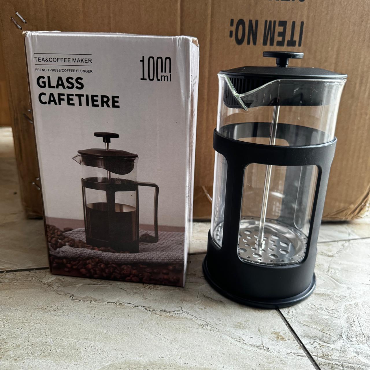 Coffee Tea Maker French coffee Press Plunger  Machine with 3-level filtration system