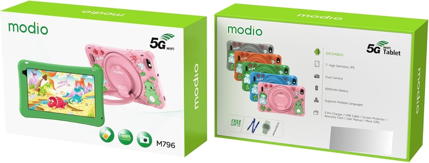 Modio M796 5G (6GB RAM+256GB ROM) WiFi Smart Tablet