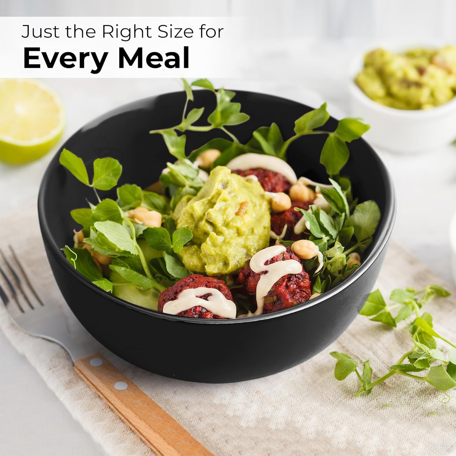 24-Piece, Service for 6 Dishware Set/Stoneware Dinnerware Set – Including Plates, Soup Plates, mugs and Bowls – Microwave & Dishwasher Safe