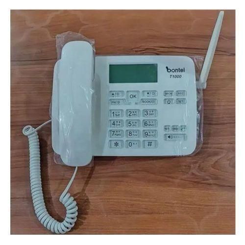 Bontel T1000 GSM Fixed Wireless Landline Desktop Phone (Dual SIM)