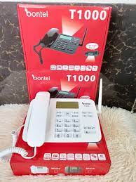 Bontel T1000 GSM Fixed Wireless Landline Desktop Phone (Dual SIM)