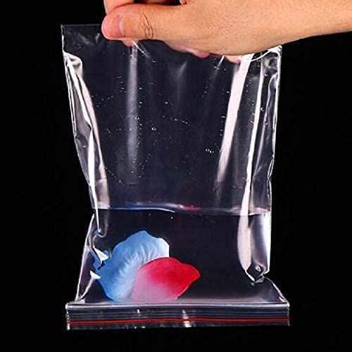 Multi Purpose Re-Usable Transparent Zip Lock Storage Bags