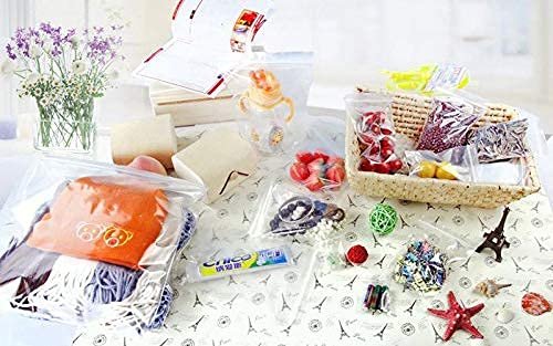 Multi Purpose Re-Usable Transparent Zip Lock Storage Bags