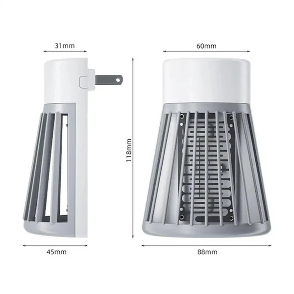 Electronic Mosquito Killer Machine Trap Lamp - Mosquito Killer Lamp for Home, Electric Machar Mosquito Killer Repellent Machine, UV Light Fly Mosquito Trap Racket Indoor