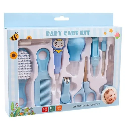 Kids Creation Baby Care kit/Baby Grooming kit for New Born Baby/Nursery Healthcare/Portable Baby Health Care kit - Perfect for Manicure & Pedicure Accessories. (10 pcs)