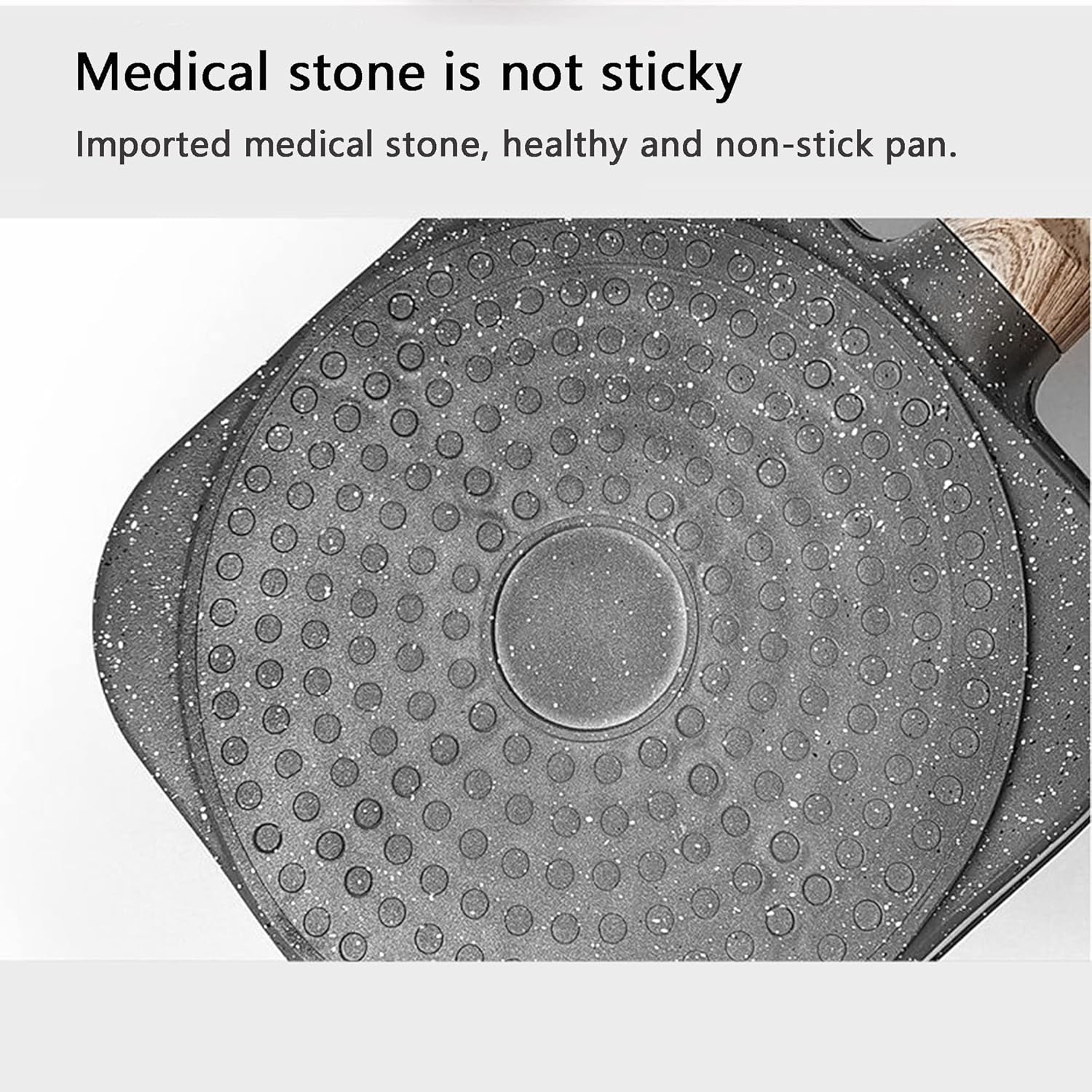 Multi-purpose 4 Hole Omelette Pan for Pancakes, Ground Steaks, Eggs Omelette Pancake Pan Non-Stick Aluminium for Gas Cookers and Induction Cookers