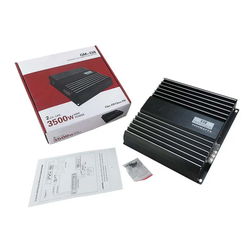 Pioneer 2 Channel Amplifier Real Power 338 Hight Power Amplifier Car Audio Amplifier
