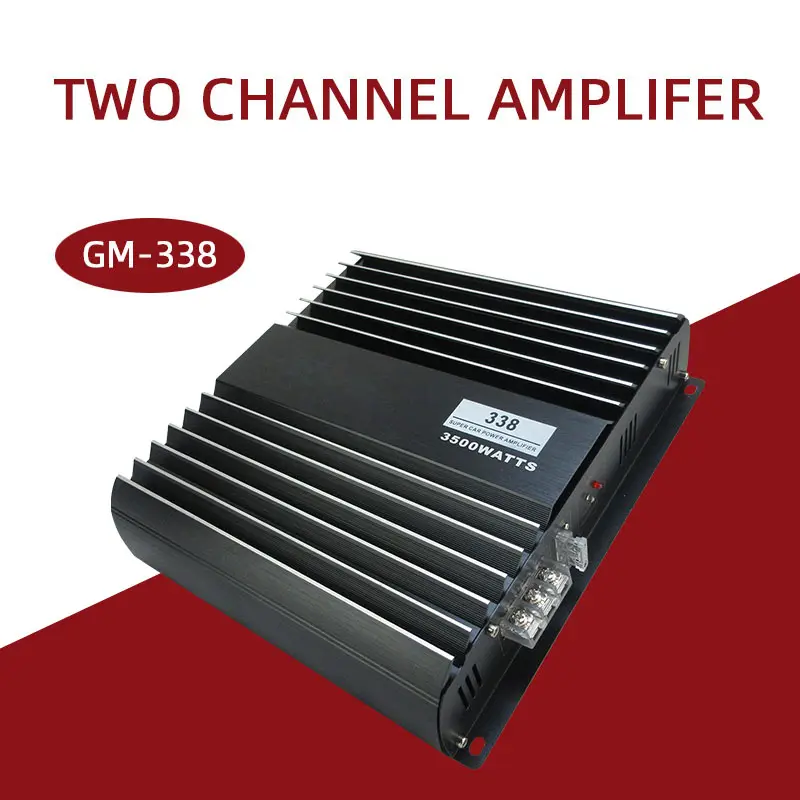 Pioneer 2 Channel Amplifier Real Power 338 Hight Power Amplifier Car Audio Amplifier