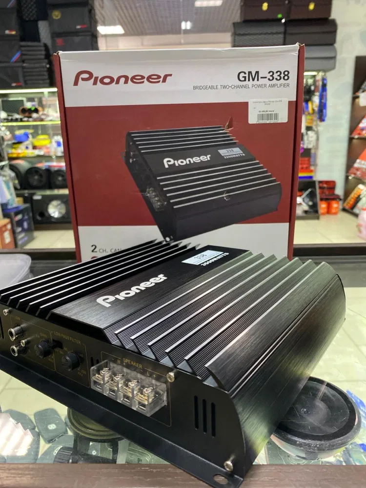 Pioneer 2 Channel Amplifier Real Power 338 Hight Power Amplifier Car Audio Amplifier