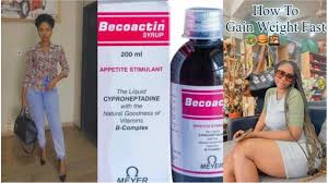 Becoactin Weight Gain Syrup Appetite Stimulant With Vitamin B Complex Increase appetite and promote weight gain. It also helps to regularize the metabolic activity of the body
