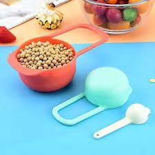 Generic 6Pcs Plastic Measuring Cups/Spoon Set - Multicolour