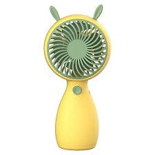 Portable fun,Mini Hand Fan,Rechargeable Personal Fan, Battery Operated Small Fan with 3 Speeds for Travel/Commute/Makeup/Office-Random colors