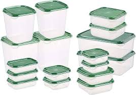 17pcs food storage containers with lids stackable food storage box clear,meal prep containers food grade food storage bowls