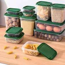 17pcs food storage containers with lids stackable food storage box clear,meal prep containers food grade food storage bowls