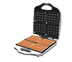 Rebune 4 slice waffle maker ; Harmless, easy to clean- Stylish design makes it fit any occasion, a good choice for decoration at home.- Indicator light lets you know when the waffles are ready