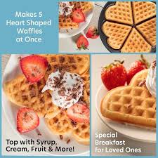 Rebune 4 slice waffle maker ; Harmless, easy to clean- Stylish design makes it fit any occasion, a good choice for decoration at home.- Indicator light lets you know when the waffles are ready